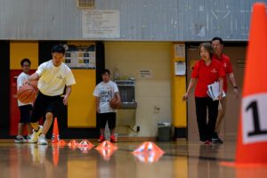 basketball practice without a full court