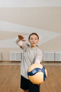 volleyball serving for beginners