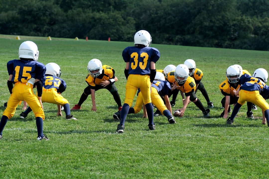 Youth football combine training