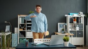 training around a desk job